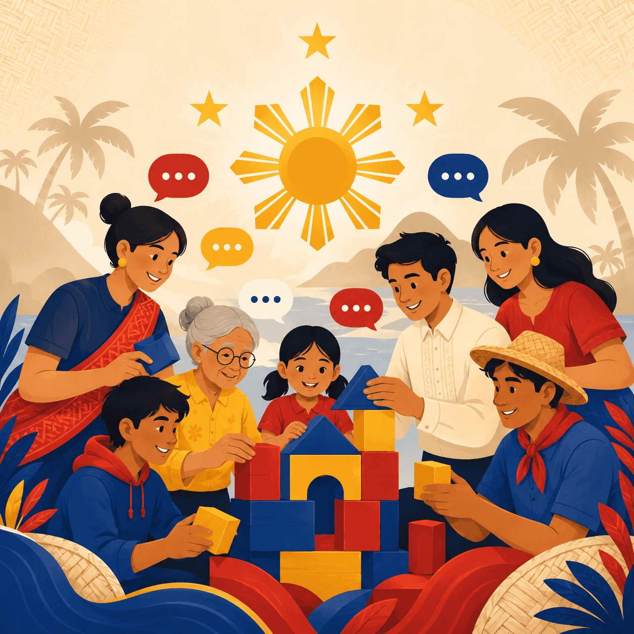 Filipinos building the language database together